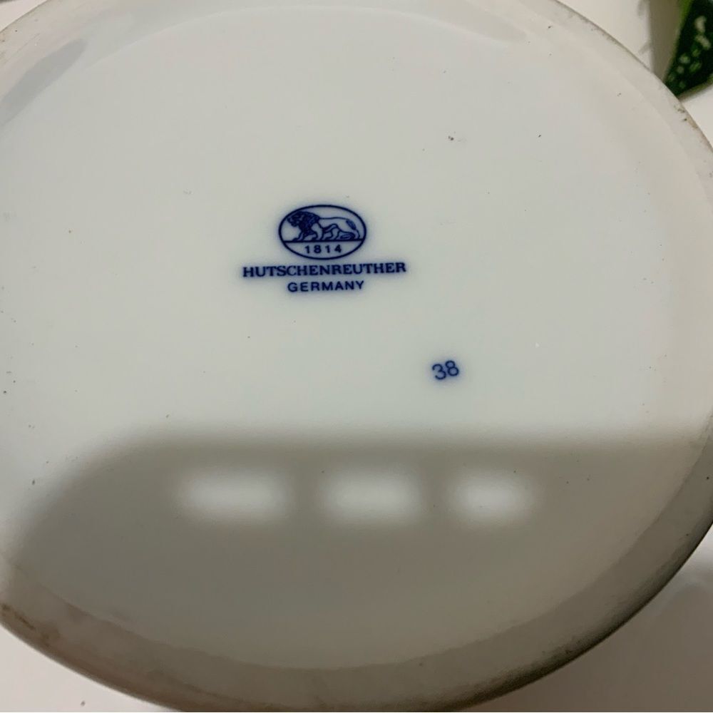 Hutschenreuther  Blue Onion Mug Or Beer Stein blue White Excellent  G3 - Picture 7 of 10